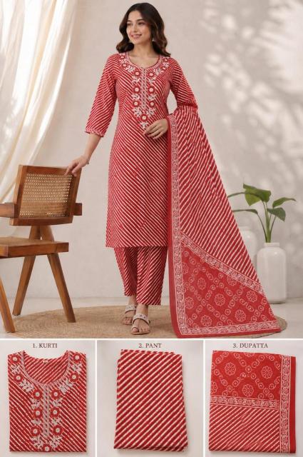 Felocity Cotton vol 369 catalog lehriya kurti for women