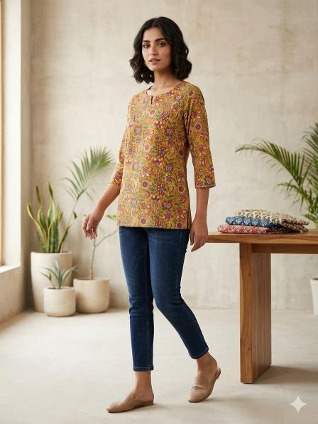 Felocity Cotton vol 373 catalog selfies kurtis in wholesale rate