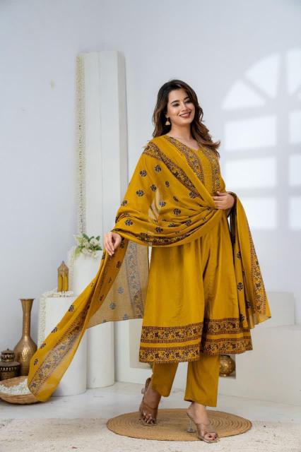 Felocity Cotton vol 393 catalog anarkali kurtis wholesale