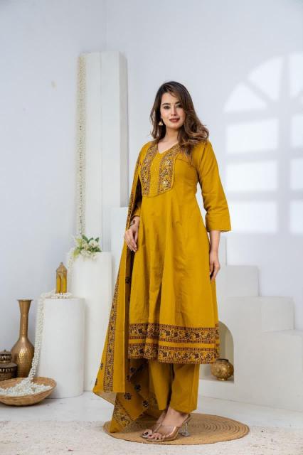 Felocity Cotton vol 393 catalog anarkali kurtis wholesale