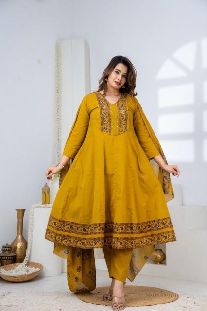 Felocity Cotton vol 393 catalog anarkali kurtis wholesale