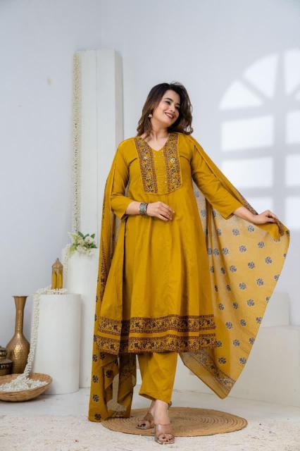 Felocity Cotton vol 393 catalog anarkali kurtis wholesale
