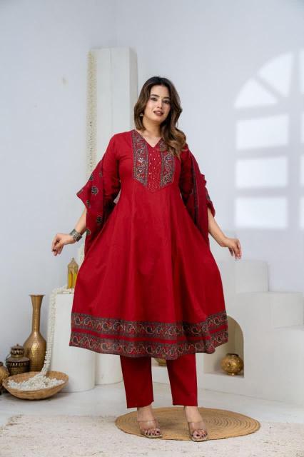 Felocity Cotton vol 393 catalog anarkali kurtis wholesale