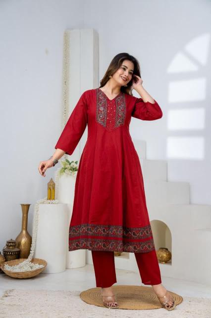 Felocity Cotton vol 393 catalog anarkali kurtis wholesale