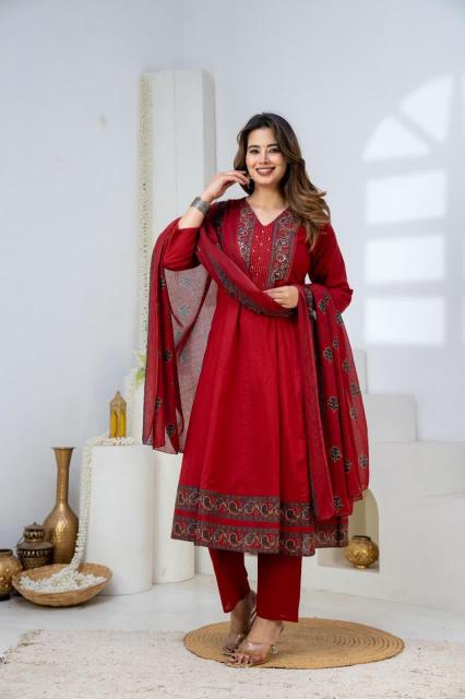 Felocity Cotton vol 393 catalog anarkali kurtis wholesale