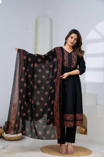 Felocity Cotton vol 394 catalog wholesale cotton anarkali kurtis in surat