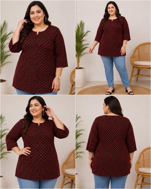 Felocity Cotton vol 408 catalog plus size kurtis wholesale india