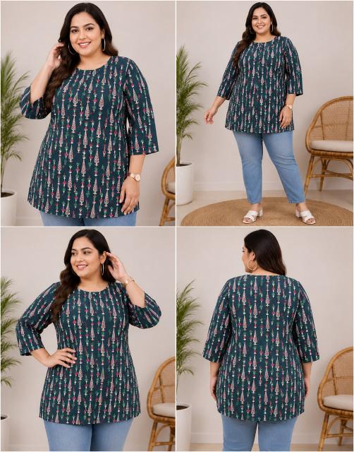 Felocity Cotton vol 408 catalog plus size kurtis wholesale india