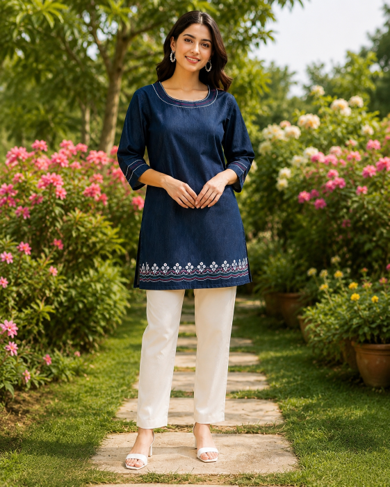 Felocity Denim Look vol 1 catalog kurti wholesale lucknow