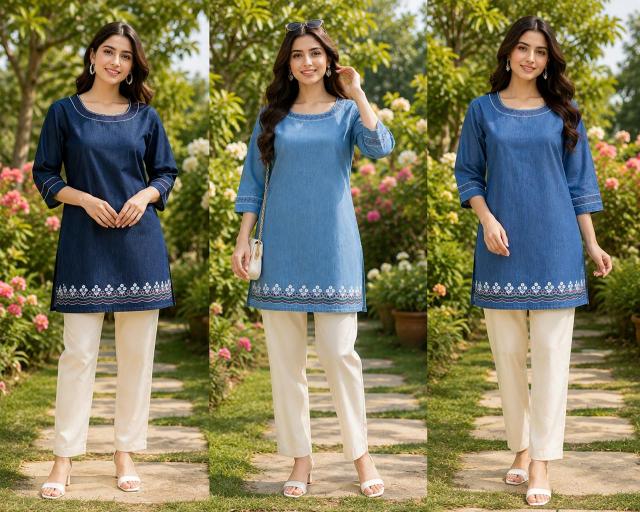 Felocity Denim Look vol 1 catalog kurti wholesale lucknow