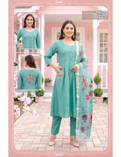 Felocity Munch catalog fancy kurti wholesaler in pimpri