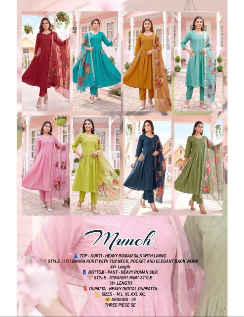 Felocity Munch catalog fancy kurti wholesaler in pimpri