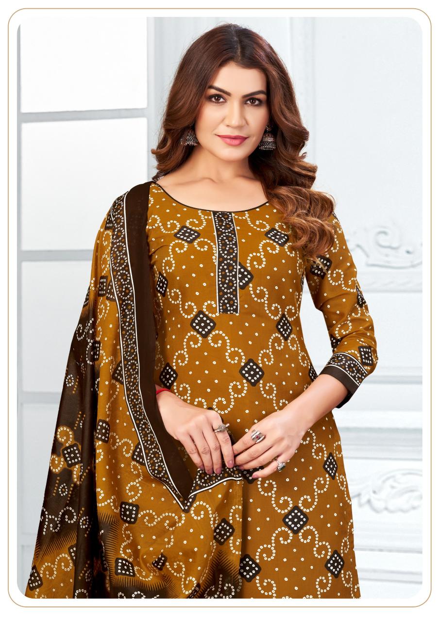 Ganeshji Bandhani Vol 8 – Dress Material Wholesale Catalog