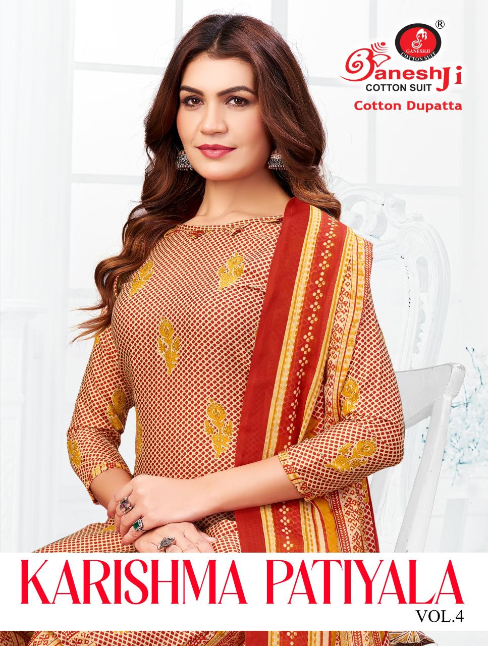 Ganeshji Karishma Patiyala Vol 4 – Dress Material Wholesale Catalog