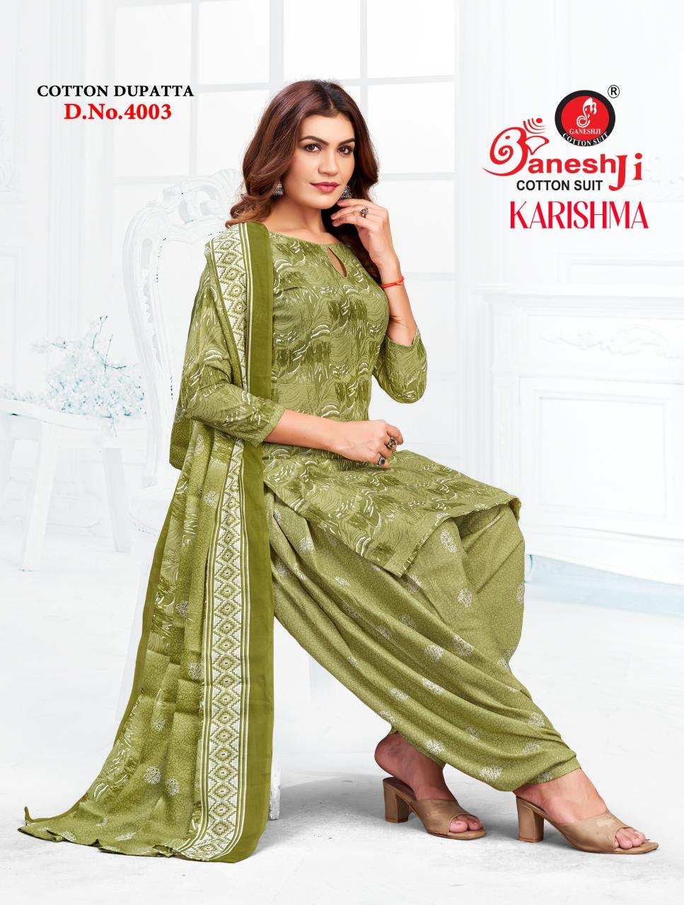 Ganeshji Karishma Patiyala Vol 4 – Dress Material Wholesale Catalog