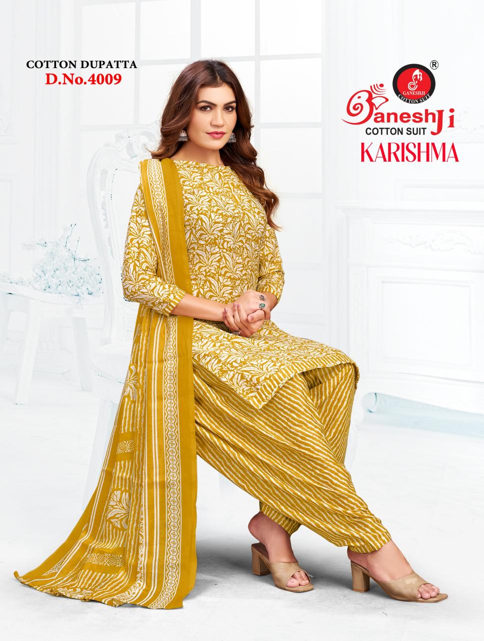 Ganeshji Karishma Patiyala Vol 4 – Dress Material Wholesale Catalog