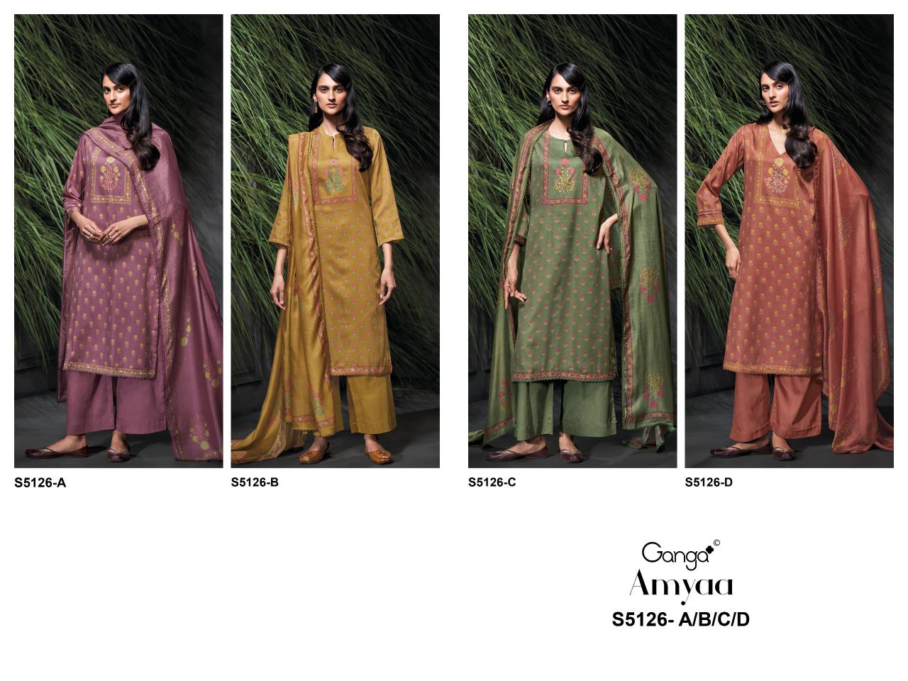 Ganga Amyaa 5126 catalog wholesale salwar kameez mart