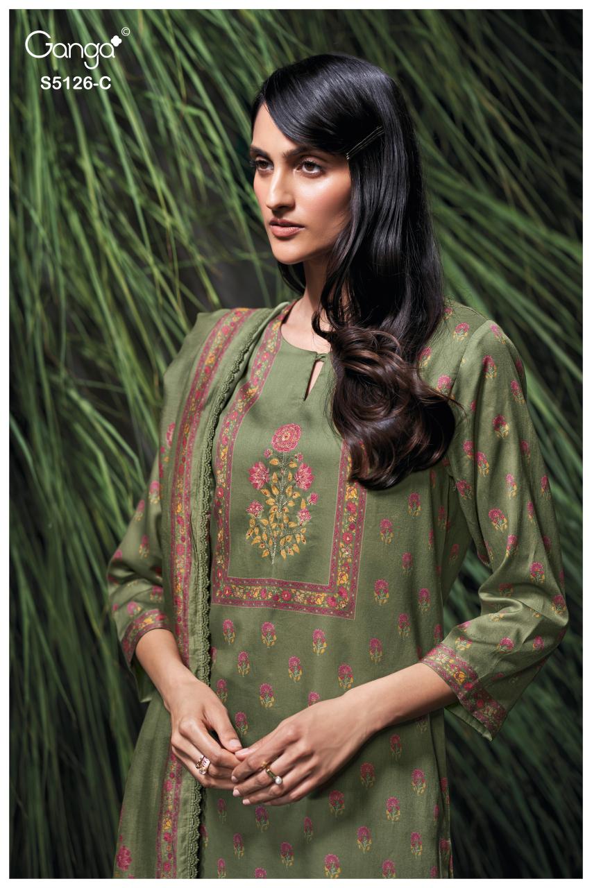 Ganga Amyaa 5126 catalog wholesale salwar kameez mart