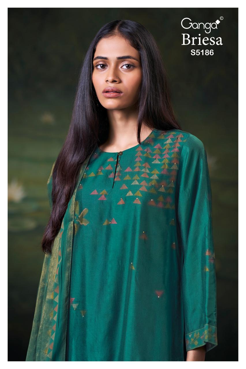 Ganga Briesa 5186 catalog unstitched salwar kameez wholesalers in delhi