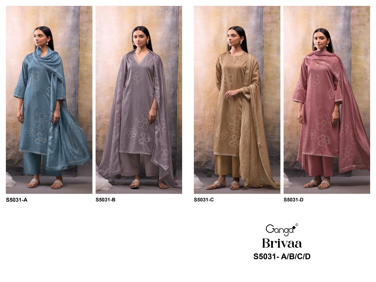 Ganga Brivaa 5031 catalog india salwar kameez wholesale