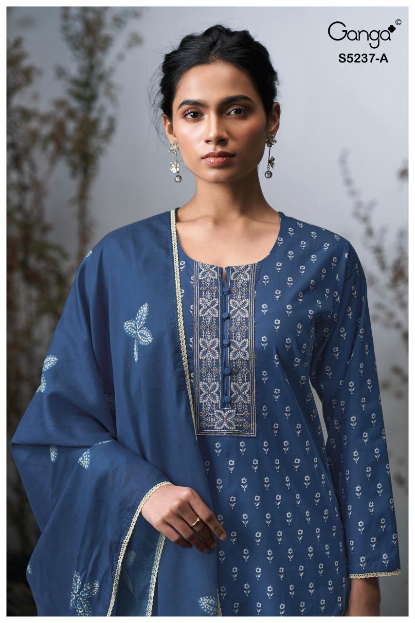 Ganga Cazzie 5237 catalog wholesale ladies salwar kameez