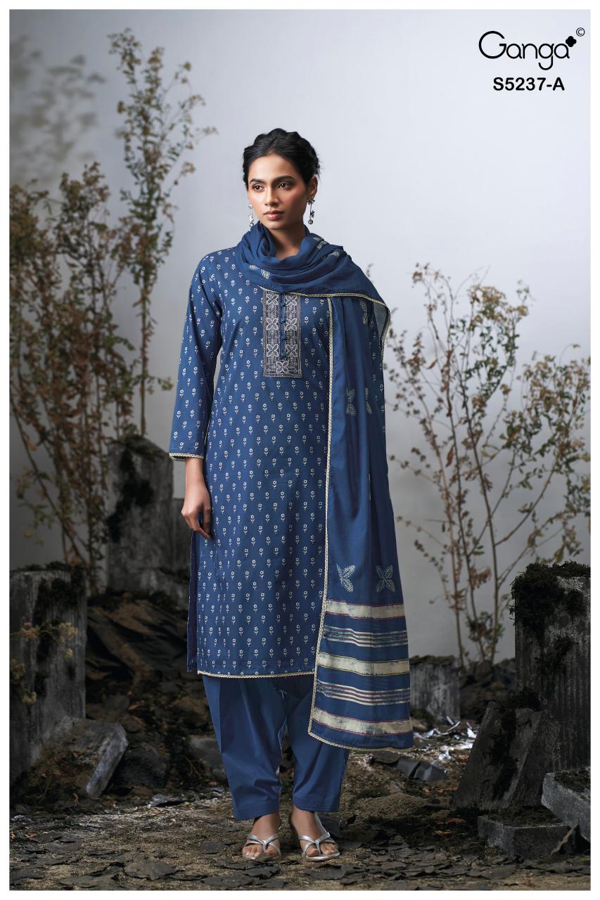 Ganga Cazzie 5237 catalog wholesale ladies salwar kameez