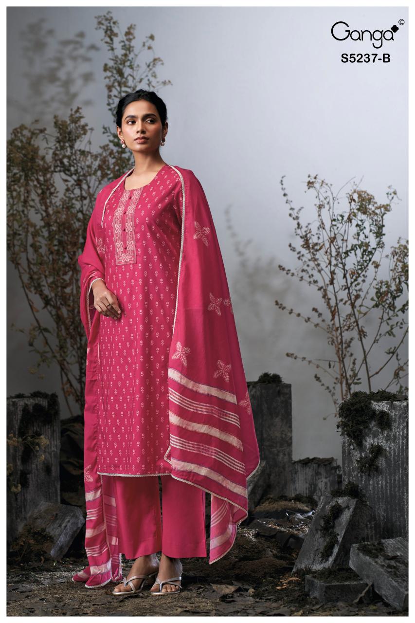 Ganga Cazzie 5237 catalog wholesale ladies salwar kameez