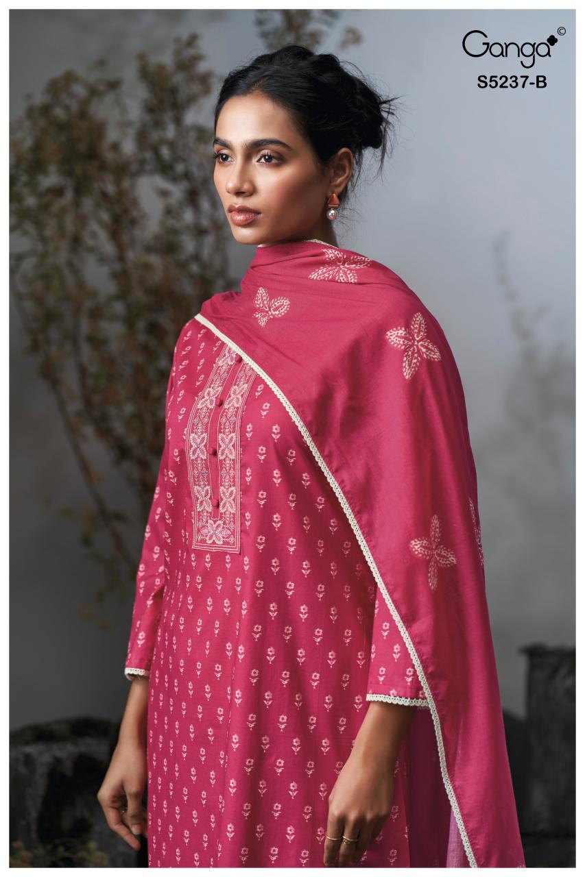 Ganga Cazzie 5237 catalog wholesale ladies salwar kameez