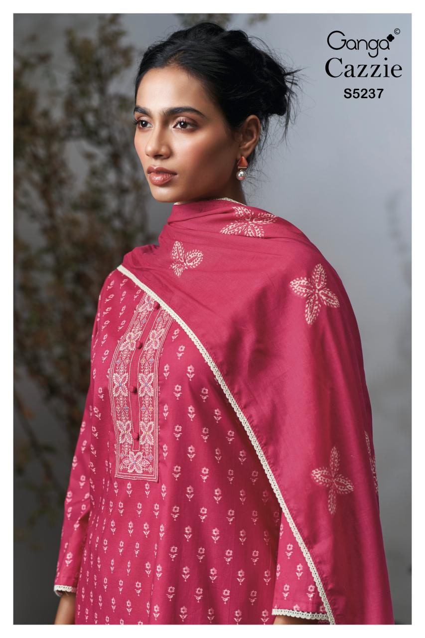 Ganga Cazzie 5237 catalog wholesale ladies salwar kameez