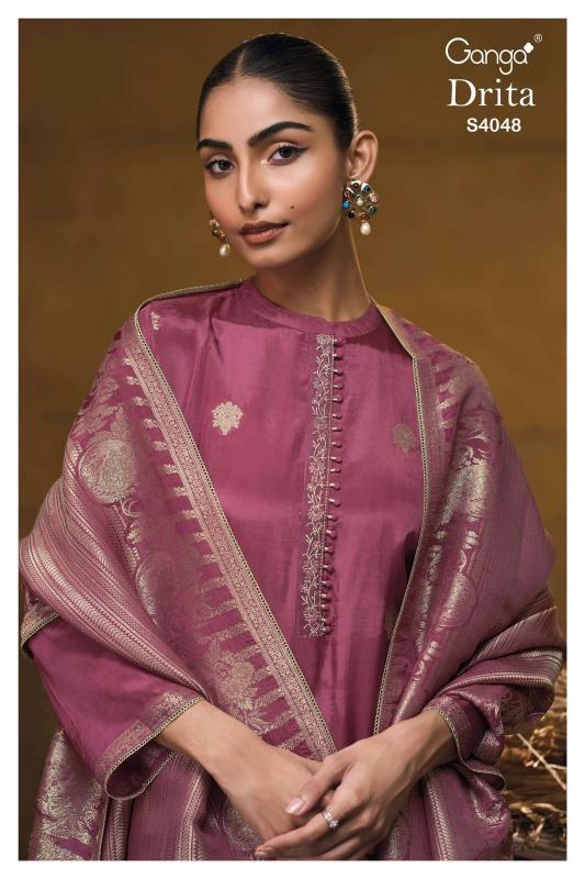Ganga Drita 4048 catalog salwar kameez suppliers wholesale uk