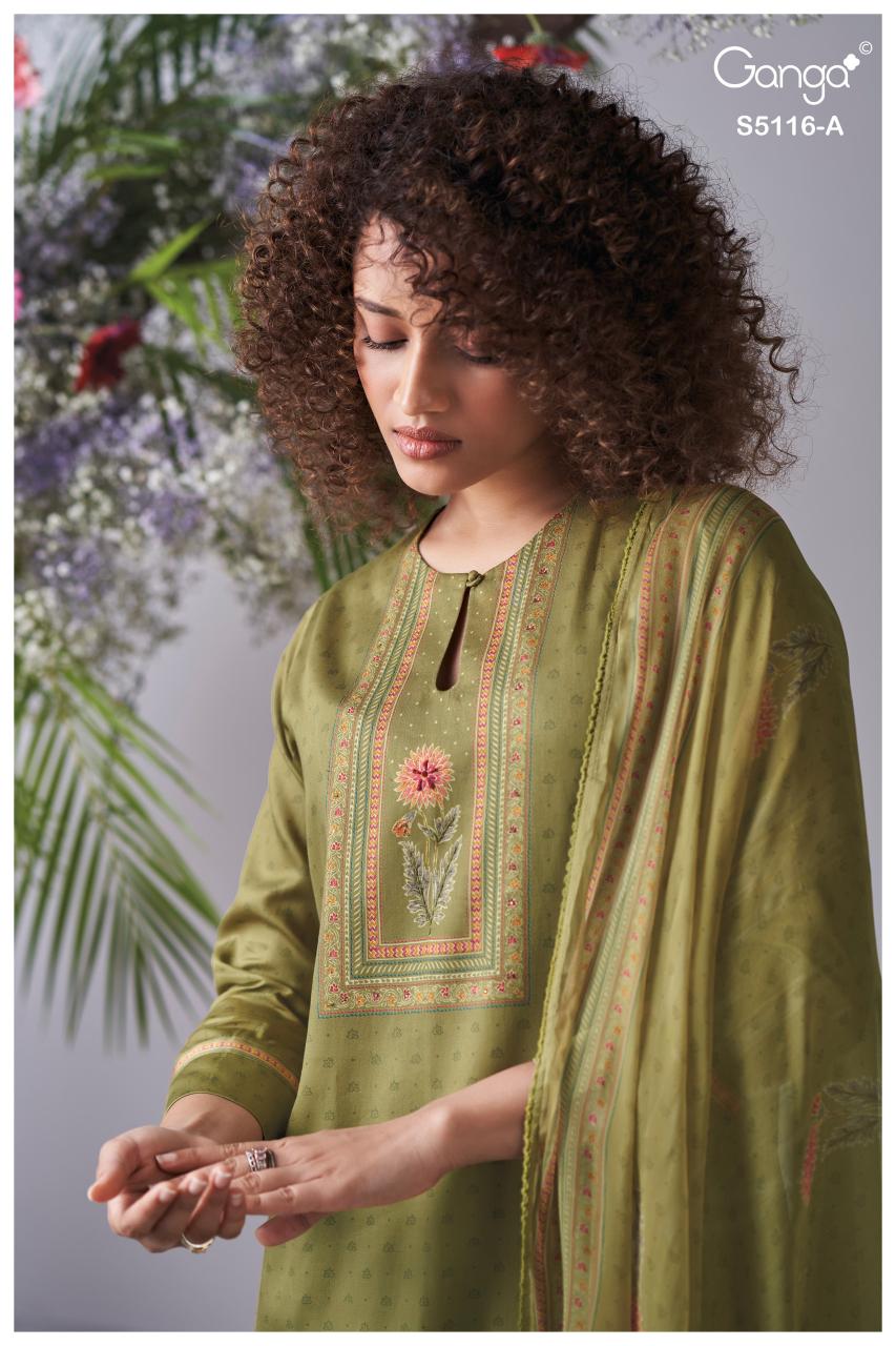 Ganga Elisia 5116 catalog wholesale salwar kameez catalogs