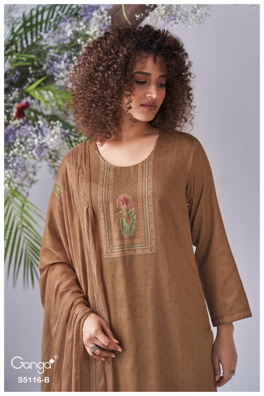 Ganga Elisia 5116 catalog wholesale salwar kameez catalogs