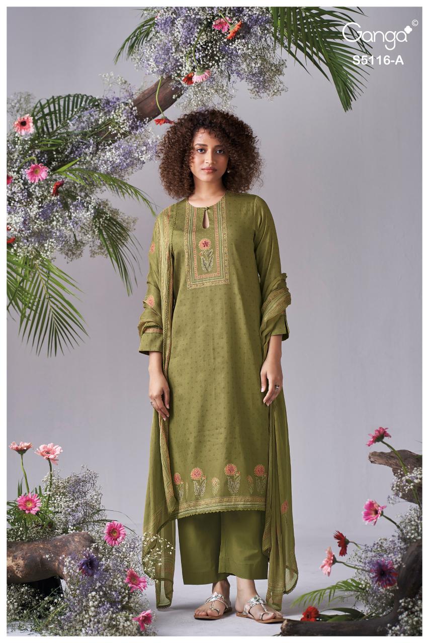 Ganga Elisia 5116 catalog wholesale salwar kameez catalogs