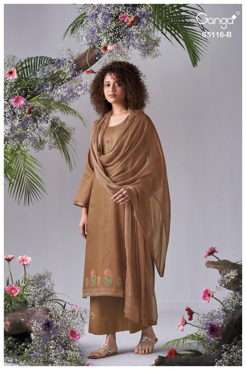 Ganga Elisia 5116 catalog wholesale salwar kameez catalogs