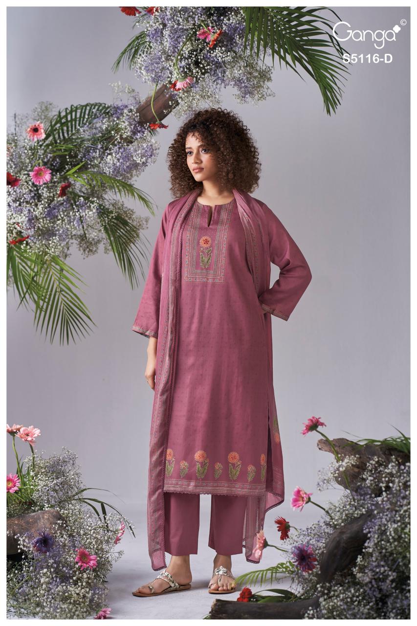 Ganga Elisia 5116 catalog wholesale salwar kameez catalogs