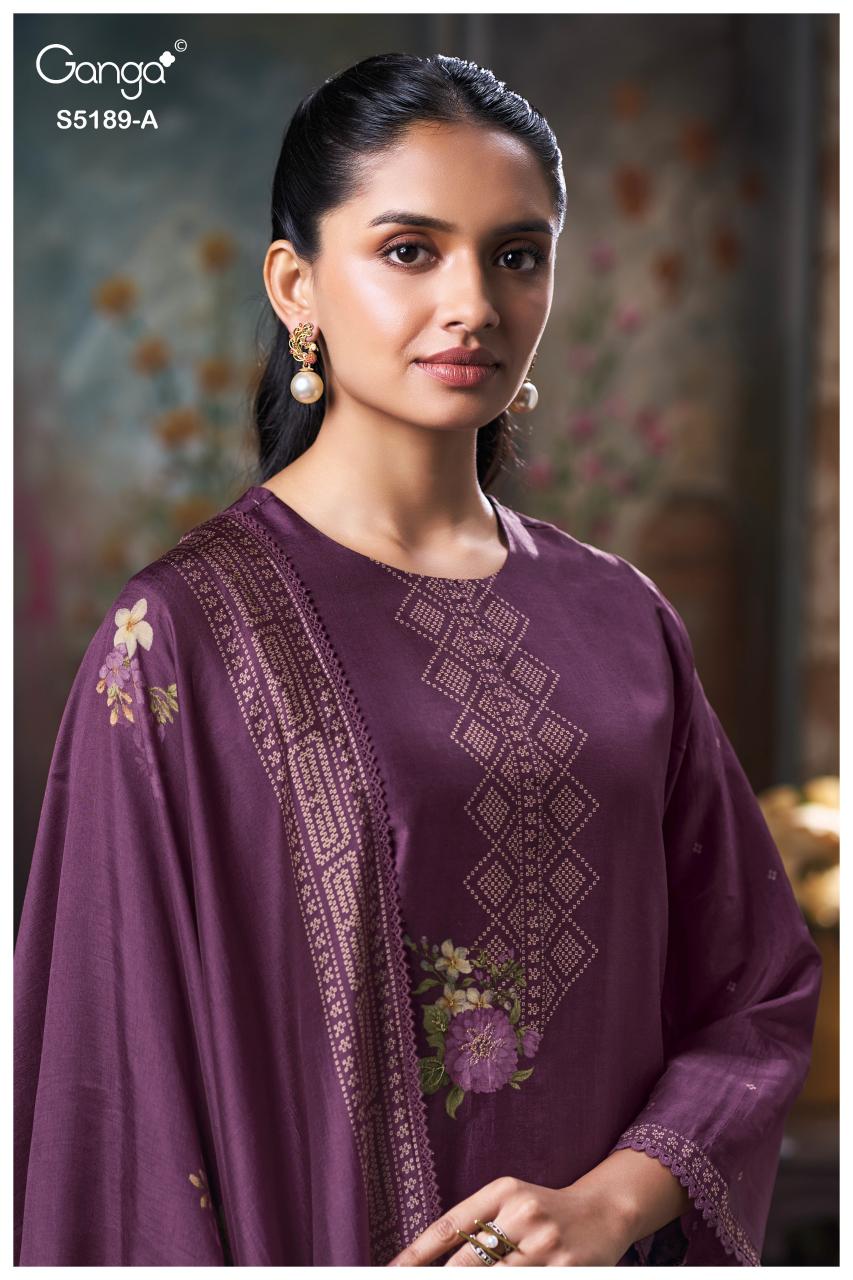 Ganga Evyra 5189 catalog salwar kameez wholesale surat gujarat