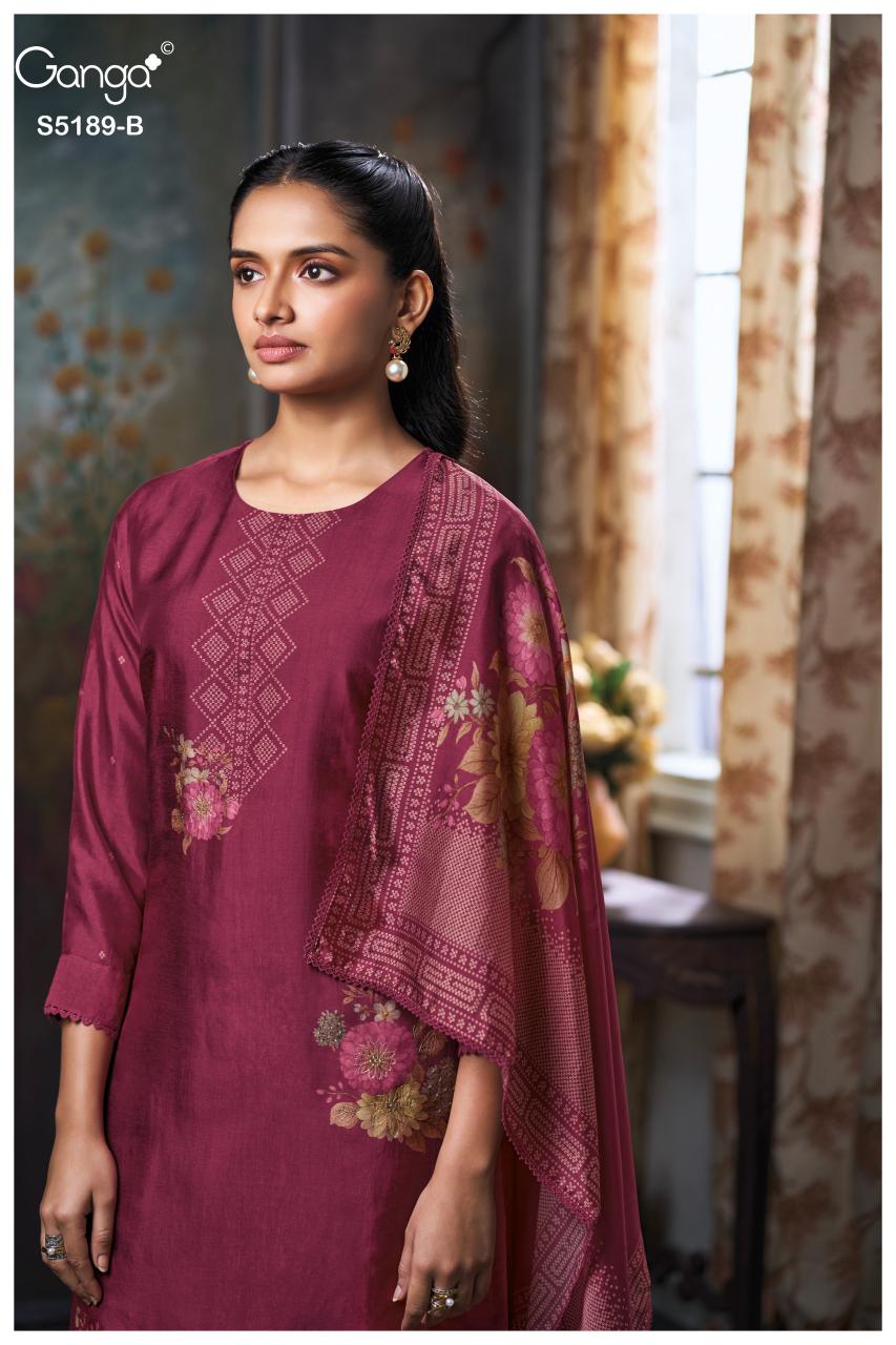Ganga Evyra 5189 catalog salwar kameez wholesale surat gujarat