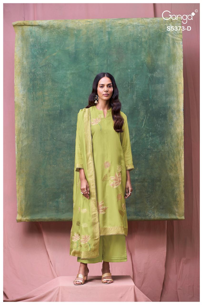 Ganga Gineva 5373 catalog unstitched salwar kameez wholesalers in kolkata