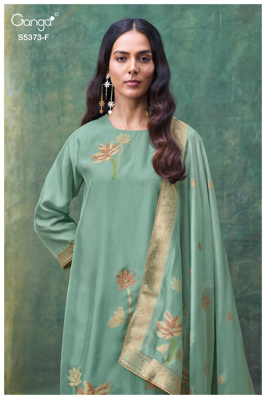 Ganga Gineva 5373 catalog unstitched salwar kameez wholesalers in kolkata