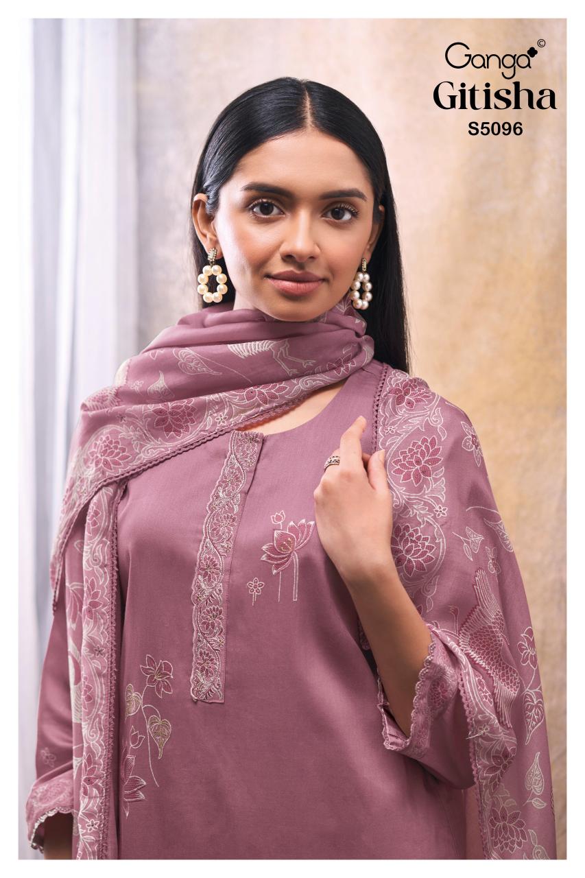 Ganga Gitisha 5096 catalog ladies salwar kameez wholesale