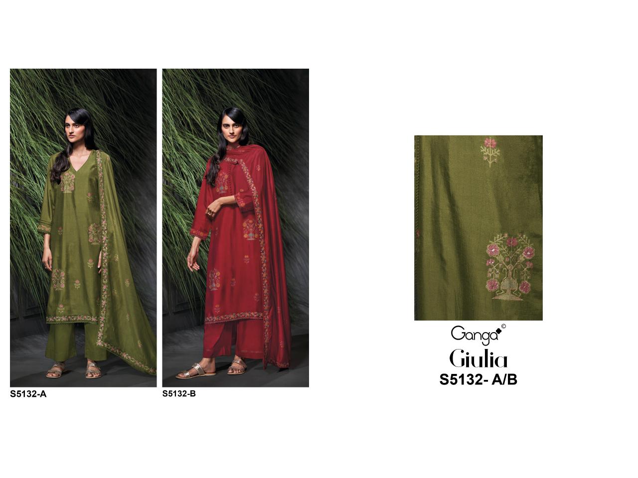 Ganga Giulia 5132 catalog buy salwar kameez wholesale