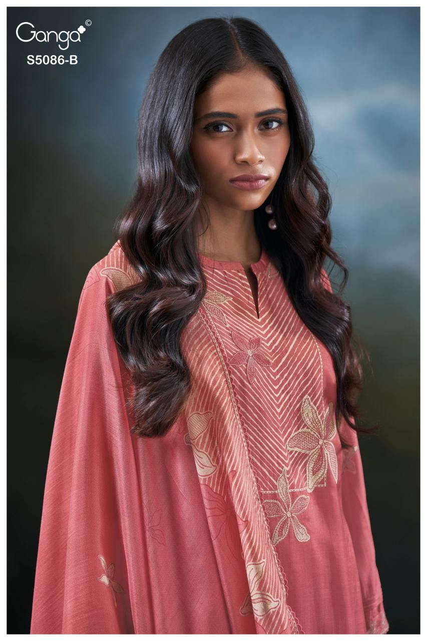 Ganga Givanna 5086 catalog bandhej salwar kameez wholesale 