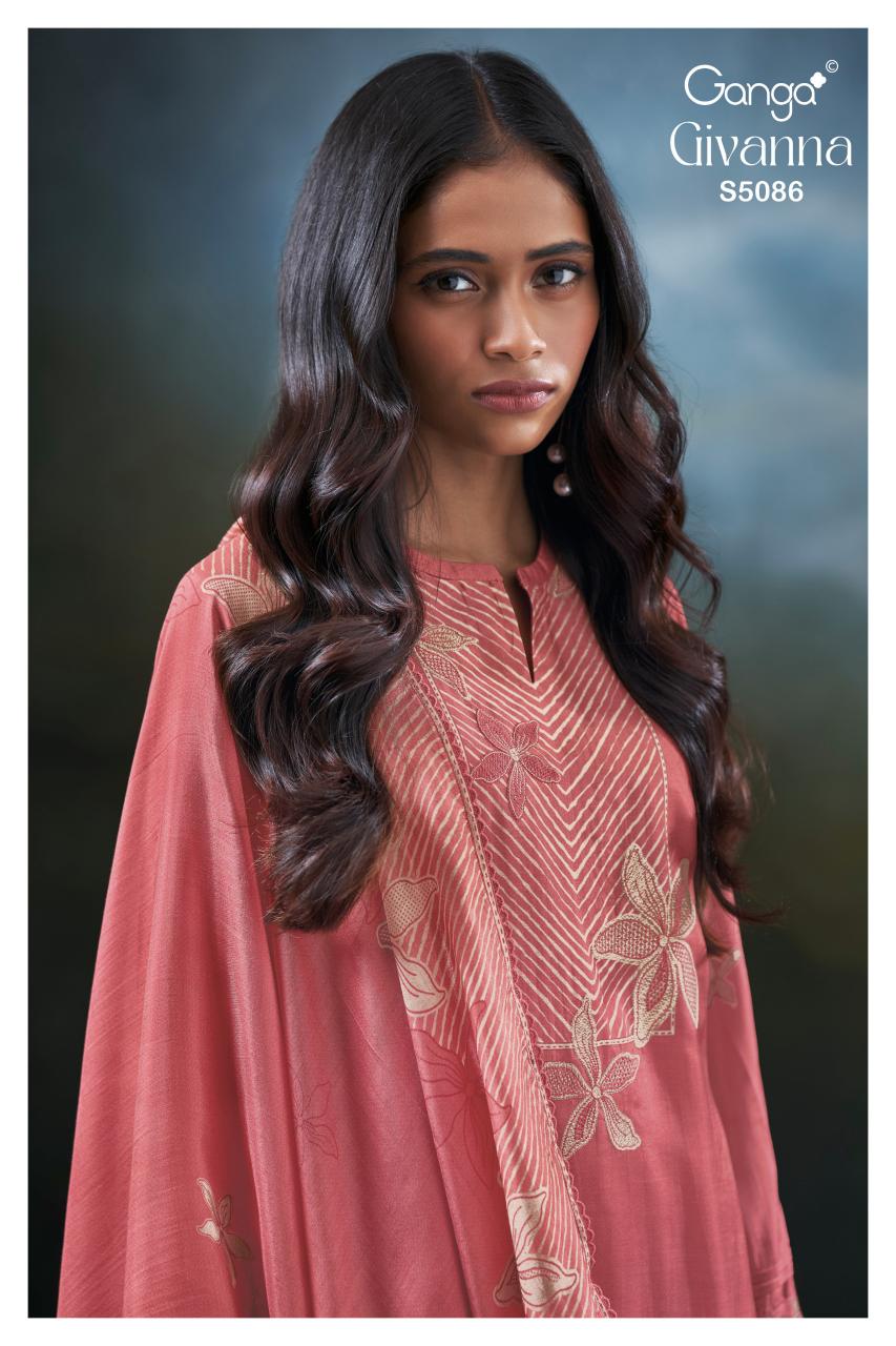 Ganga Givanna 5086 catalog bandhej salwar kameez wholesale 