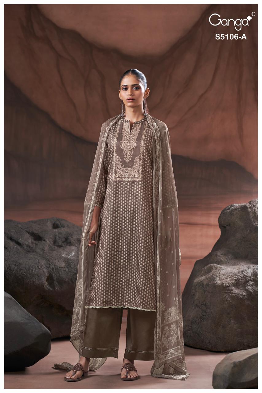 Ganga Izzie 5106 catalog wholesale designer salwar kameez 