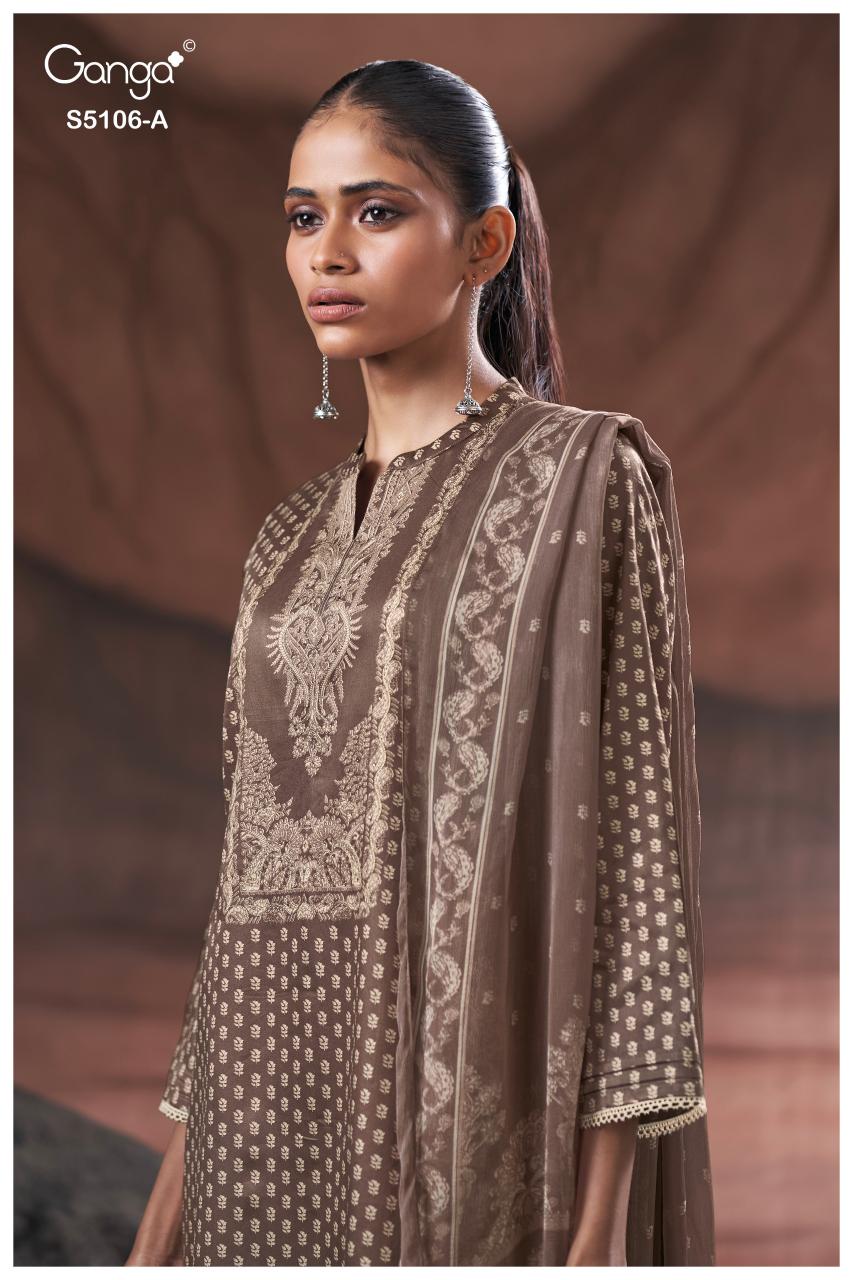 Ganga Izzie 5106 catalog wholesale designer salwar kameez 