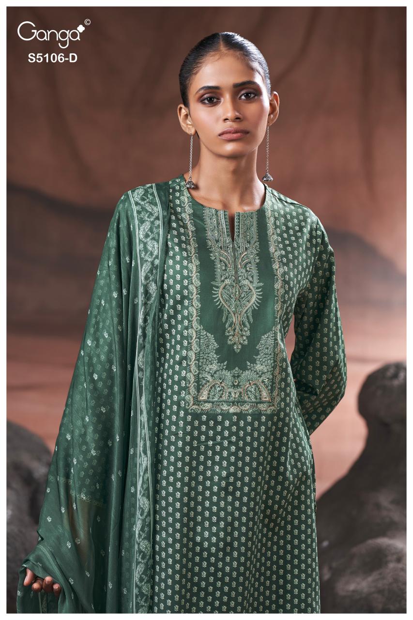 Ganga Izzie 5106 catalog wholesale designer salwar kameez 