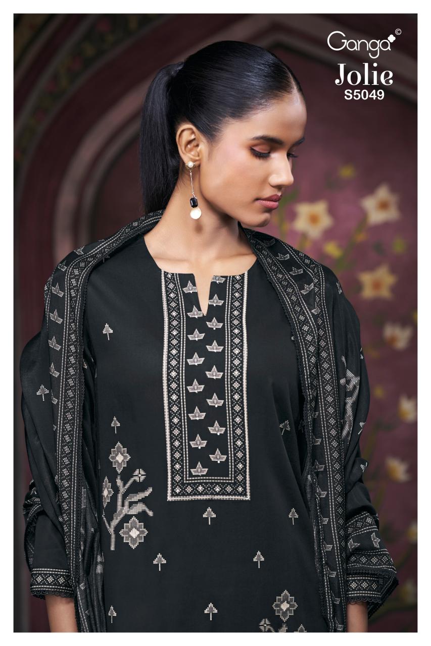 Ganga Jolie 5049 catalog wholesale market of salwar kameez in bangalore