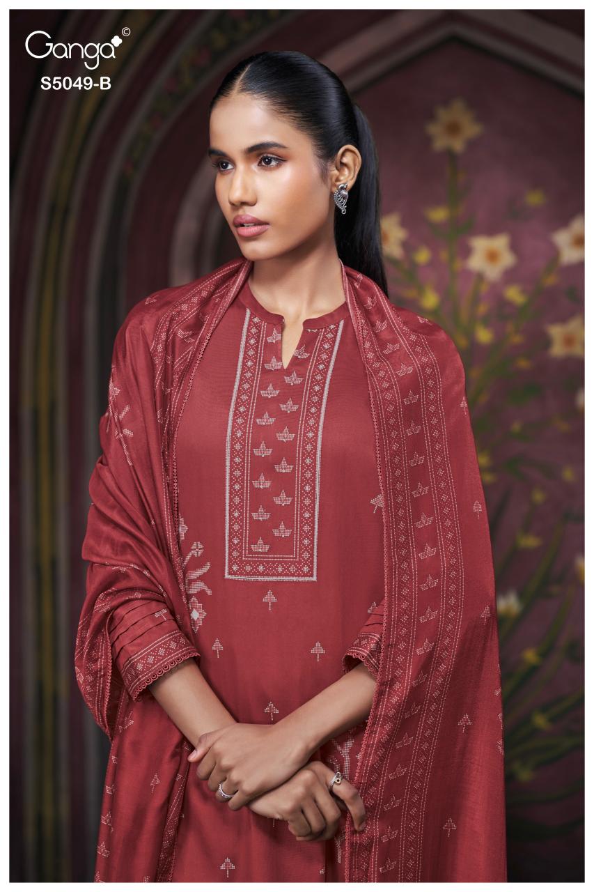 Ganga Jolie 5049 catalog wholesale market of salwar kameez in bangalore