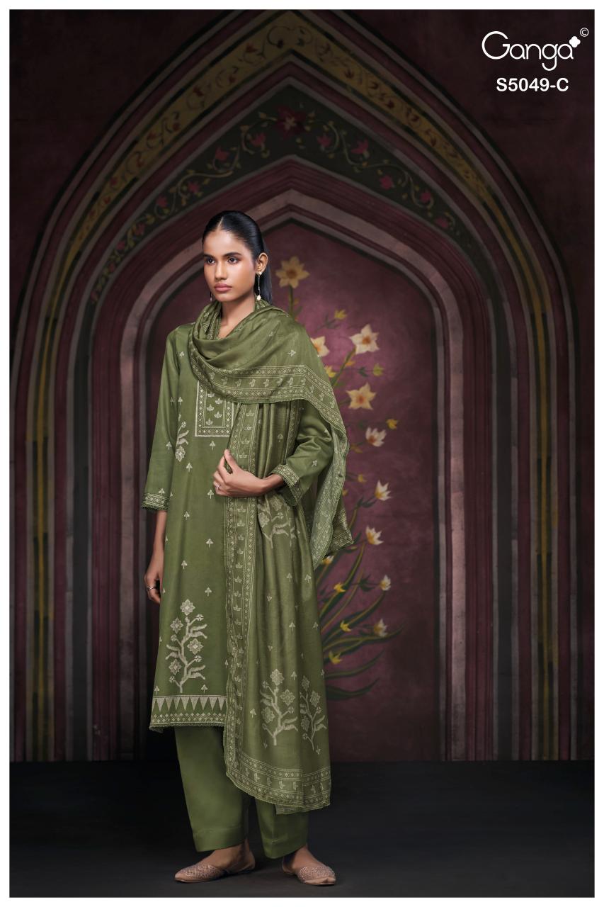 Ganga Jolie 5049 catalog wholesale market of salwar kameez in bangalore