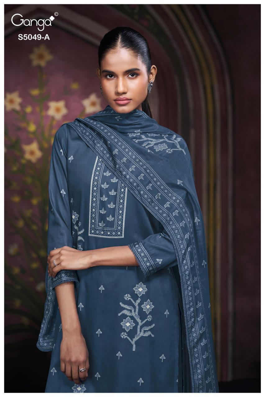 Ganga Jolie 5049 catalog wholesale market of salwar kameez in bangalore